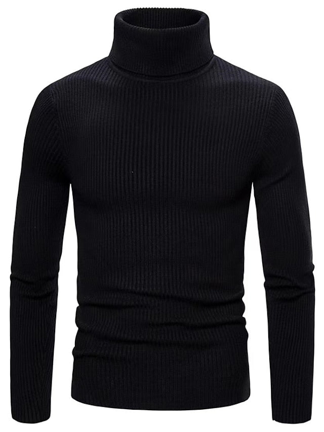 Stylish Wool Turtleneck Sweater for Men